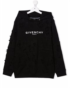 Худи Distressed с логотипом Givenchy kids