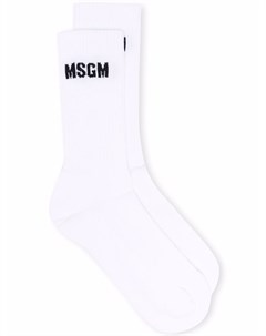 Носки с логотипом Msgm