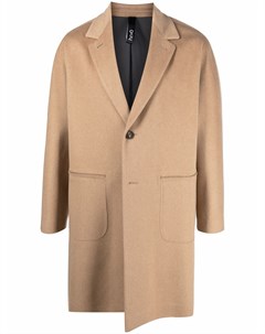 Однобортное пальто с заостренными лацканами Hevo
