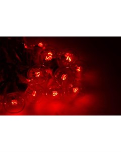 Новогодняя гирлянда LED Galaxy Bulb String 10 м красный провод черный 331 322 Neon-night