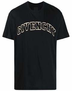 Футболка с нашивкой логотипом Givenchy
