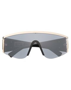 Массивные солнцезащитные очки маска Versace eyewear