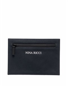 Клатч на молнии с логотипом Nina ricci