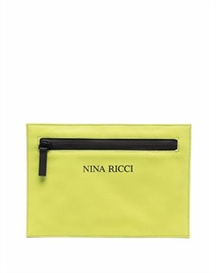 Клатч на молнии с логотипом Nina ricci