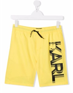 Плавки шорты с кулиской и логотипом Karl lagerfeld kids