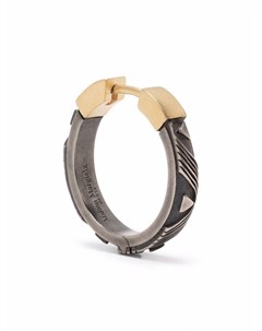 Серьга кольцо с гравировкой Maison margiela
