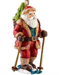 Елочная игрушка Decor Санта на лыжах 27584 Erich krause