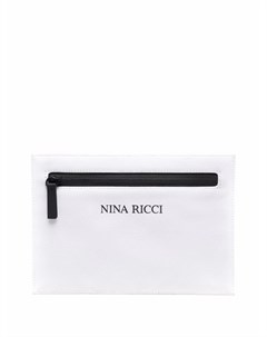 Клатч из букле с логотипом Nina ricci