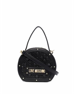Стеганая сумка с логотипом Love moschino