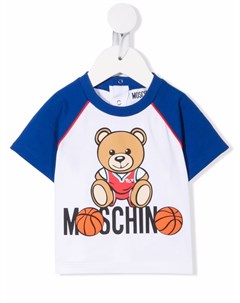 Футболка с логотипом Teddy Bear Moschino kids