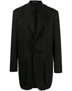 Шерстяной однобортный пиджак Yohji yamamoto