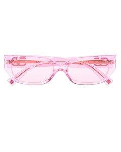 Солнцезащитные очки в прямоугольной оправе с логотипом VLogo Valentino eyewear