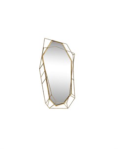 Зеркало в объемной раме драгоценный камень золотой 43x85x5 см Garda decor