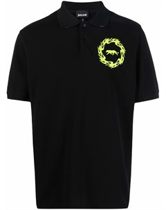 Рубашка поло с нашивкой логотипом Just cavalli