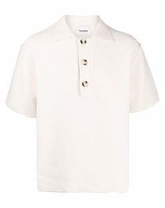 Трикотажная рубашка поло с короткими рукавами Nanushka