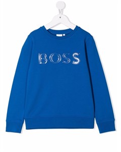 Толстовка с тисненым логотипом Boss kidswear