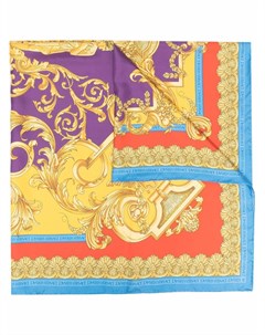 Шелковый платок с узором Baroque Versace