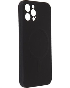 Чехол для телефона для iPhone 12 12 Pro с микрофиброй Silicone iOriginal 05 Black Df