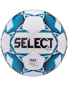 Футбольный мяч Team IMS 815419 размер 5 белый синий черный Select