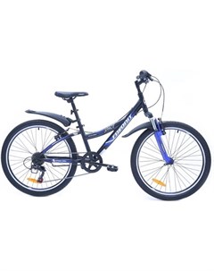 Велосипед Space 24 V рама 11 дюймов 2019 черный синий SPC24V 11BL Favorit