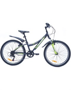 Велосипед Space 24 V рама 11 дюймов 2019 черный зеленый SPC24V 11GN Favorit