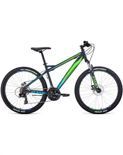Велосипед Flash 26 2 2 S 19 disc 20 21 г серый матовый ярко зеленый RBKW1M16GS43 Forward