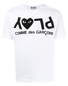 Футболка с логотипом Comme des garçons