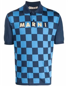 Рубашка поло с короткими рукавами и логотипом Marni