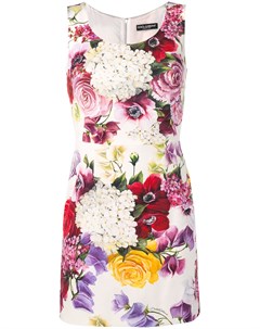 Платье мини с цветочным принтом Dolce&gabbana