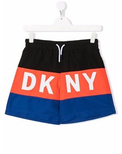 Плавки шорты с кулиской и логотипом Dkny kids