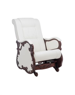 Кресло глайдер версаль белый 71x112x110 см Комфорт