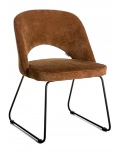 Кресло lars коричневый 49x76x58 см R-home