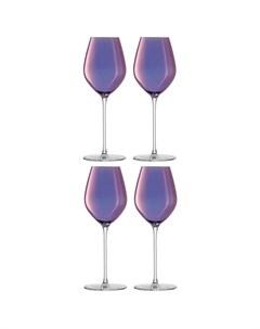 Набор бокалов для шампанского aurora 285 мл фиолетовый 8x22 см Lsa international