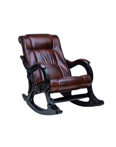Кресло качалка dundi 77 коричневый 67x135x98 см Комфорт