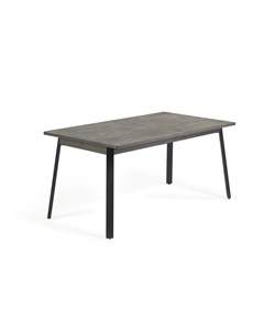 Раскладной стол indiann черный 90x75x160 см La forma