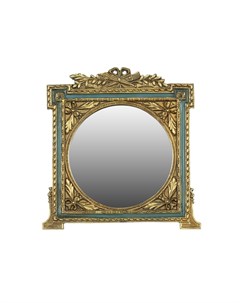 Зеркало настольное золотой 1 6x17 6x17 0 см Glasar