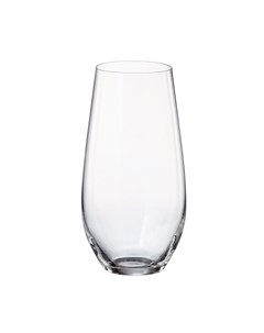 Набор стаканов для воды columba 580 мл 6 шт прозрачный 8x16x8 см Crystalite bohemia