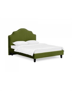 Кровать queen ii victoria l 1600 зеленый 170x130x216 см Ogogo