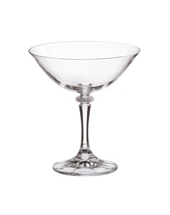 Набор бокалов для мартини branta kleopatra 180мл 6 шт прозрачный Crystalite bohemia
