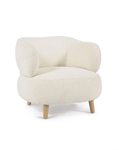 Кресло luisa белый 80x68x78 см La forma