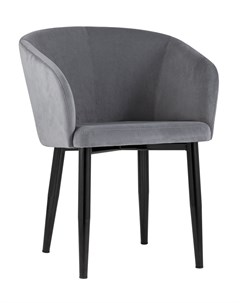 Кресло ральф велюр серый 58x80x60 см Stoolgroup