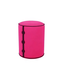 Пуф drum button розовый с бордовым розовый 49 см Ogogo