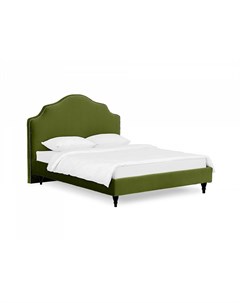 Кровать queen ii victoria l зеленый 170x130x216 см Ogogo