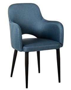Кресло ledger синее синий 48x87x59 см R-home