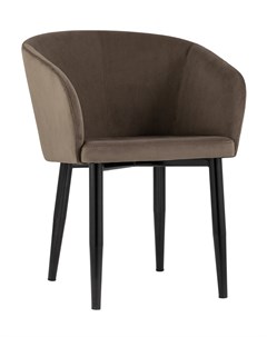 Кресло ральф велюр коричневый 58x80x60 см Stoolgroup