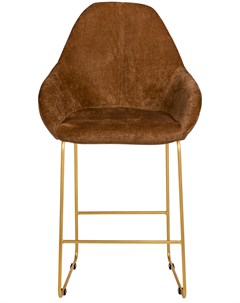 Кресло полубар kent коричневый 58x103x59 см R-home