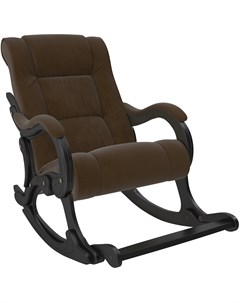 Кресло качалка verona 77 коричневый 67x135x98 см Комфорт