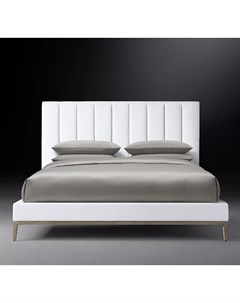 Кровать italia vertical channel белый 191x152x225 см Idealbeds