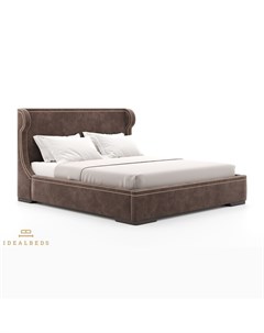 Кровать ladone коричневый 262x120x226 см Idealbeds
