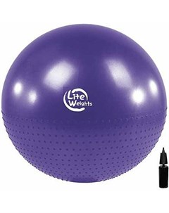 Гимнастический мяч массажный BB010 30 фиолетовый Lite weights